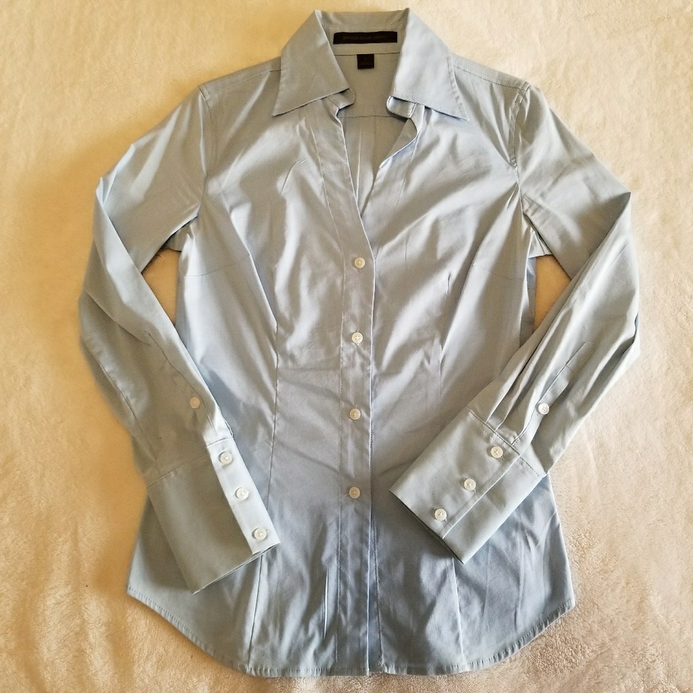 Express Design Studio Button Down Shirt, Size S